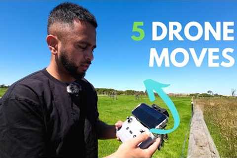 MASTER THESE 5 DRONE MOVES TO MAKE EPIC VIDEOS | DJI Mini 2 &amp; Mini 3 pro Tips