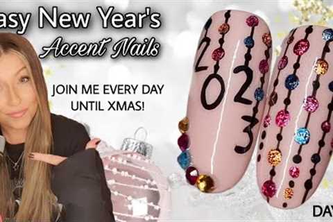 🎉 Easy New Year's Eve Nail Art Design | Party Nails | 2023 | Cat Eye Gel | NYE | Miss Jo's