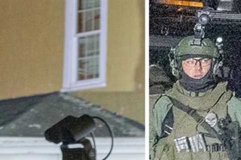 Man Arrested After Storming Police Station with Chainsaw Before Hours-Long Standoff with Two Kids,..