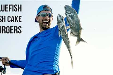 Afternoon Bluefish Beach Bite - Catch N Cook | Fish Cake Burgers