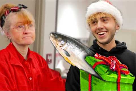 Giving People Terrible Christmas Gifts Prank