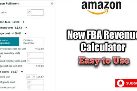 Amazon FBA Profit Calculator | How to Use Amazon's new FBA Revenue Calculator | [Urdu/Hindi]