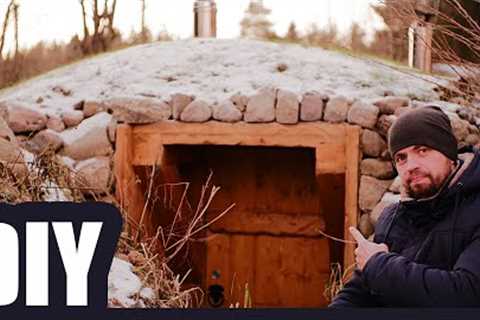 Underground Sauna! All Construction Step by Step from Start to Finish. DIY