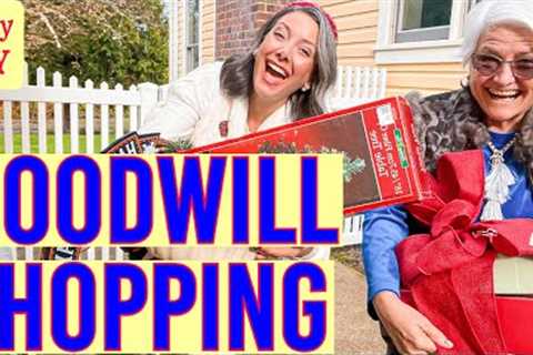 Goodwill Thrift Shopping - Holiday Home Decor Haul - Easy DIY #youtube #homedecor
