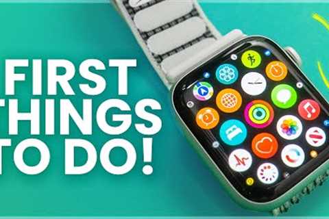 Apple Watch 8 - First 14 Things To Do! ( Tips &amp; Tricks )