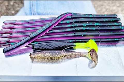 Launching NEW BAIT MOLDS!! 2.8 Rip Rap Swimbait &amp; 6 BOT Worm