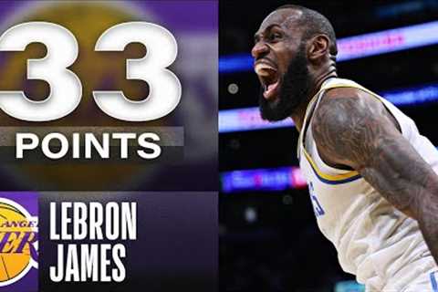 LeBron's Record-Breaking 33 Point Game 👑 | December 13, 2022