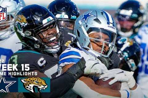 Dallas Cowboys vs. Jacksonville Jaguars | 2022 Week 15 Game Highlights