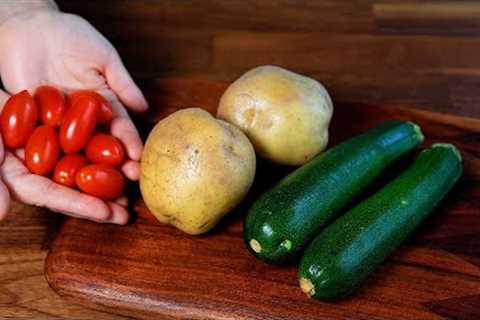 I've been making these zucchini and potato dishes all week. So simple and delicious!