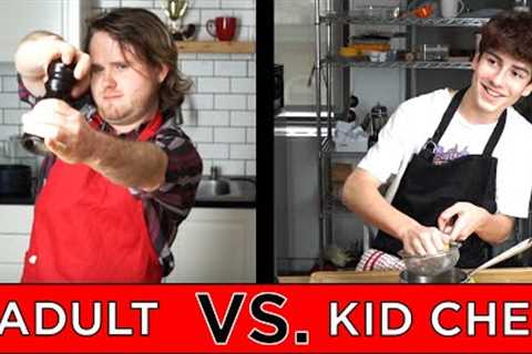 Kid Professional Chef Vs. Adult Chef