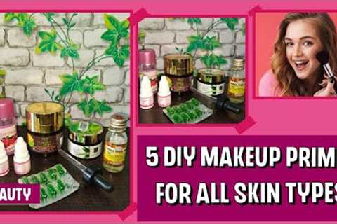 5 Homemade Makeup Primer for all skin types🤭🤷‍♀️Must try for glowing makeup look @alfeshbeauty