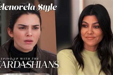 Kourtney &amp; Kendall's Catfight Gets Physical | KUWTK Telenovelas | E!
