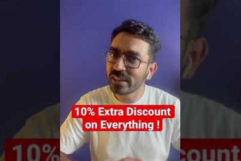 10% Extra discount on Amazon &amp; Flipkart 24*7