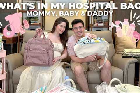WHAT'S IN MY HOSPITAL BAG: MOMMY, BABY &amp; DADDY | Jessy Mendiola