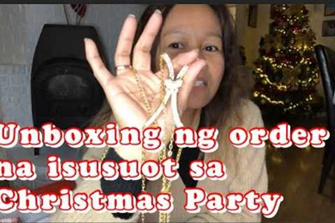 UNBOXING MY ORDER TO BE USE ON DECEMBER 25