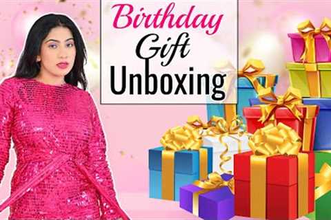 Opening all of my Birthday Gifts 🎁 Mini Birthday Vlog | Anishka Khantwaal |