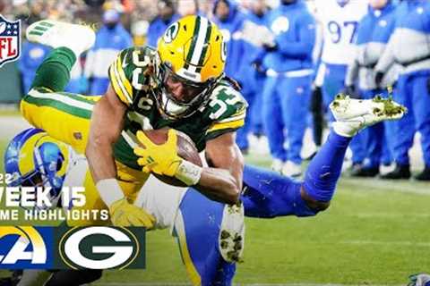 Los Angeles Rams vs. Green Bay Packers | 2022 Week 15 Game Highlights