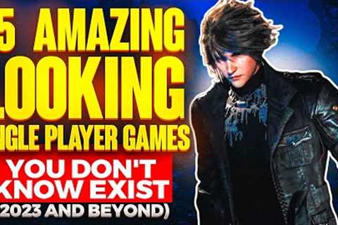 15 LITTLE KNOWN SINGLE PLAYER GAMES You Don't Know Exist [2023 And Beyond]