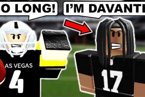 Fake DAVANTE ADAMS Prank in ROBLOX Football Fusion 2!