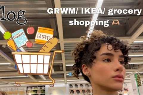 Vlog: GRWM/ ikea/ grocery shopping in a new supermarket 🫶🏼