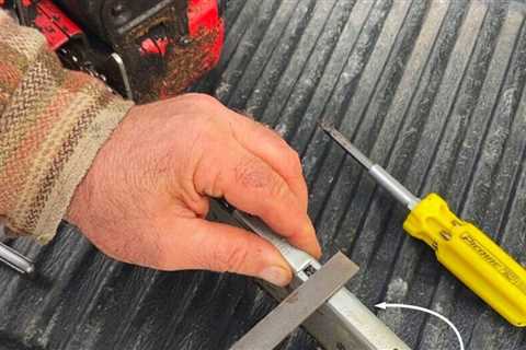 How to Sharpen a Chainsaw the Easy Way