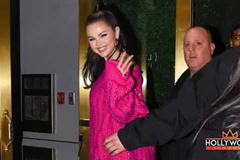 Selena Gomez arrives at Saturday Night Live for Surprise Appearance