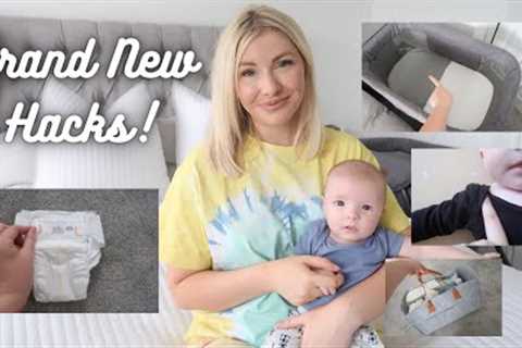 NEWBORN BABY HACKS | LIFE CHANGING MUM TIPS | ellie polly