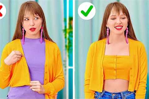AWESOME CLOTHES AND SHOES HACKS || Funny And Creative Tips For Your Wardrobe by 123 GO!