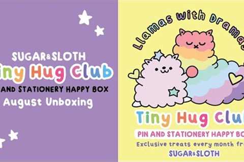 Tiny Hug Club Stationery &amp; Pin Subscription Box unboxing – Llamas with Dramas!
