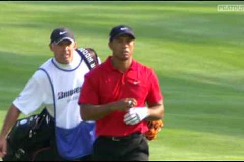 Shot of the Day: Tiger Woods' awesome 8 iron on No. 16 on Sunday at Bridgestone ('09)