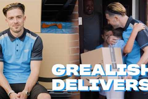 Jack Grealish Surprises Manchester City Fans | Delivering For Amazon Prime!