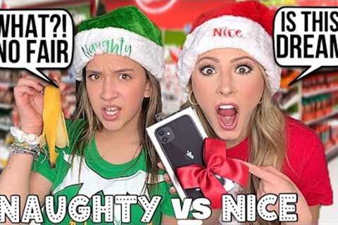 NAUGHTY 👿 🪨VS NICE 😇💎 TARGET SHOPPING CHALLENGE!