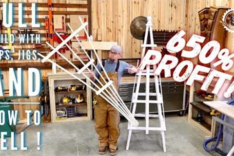 650% Profit - Make Money Woodworking - Full Build