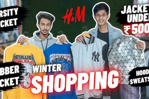 Winter HnM Shopping ₹5000🔥 Varsity Jackets , Bobber Jacket , Sweatshirts and Hoodies🔥Original..
