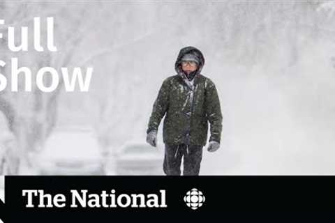 CBC News: The National | Holiday winter storm, U.S. cold snap, Christmas in Ukraine