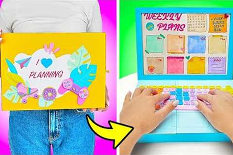 Cute DIY Planner || Easy Paper And Cardboard Crafts