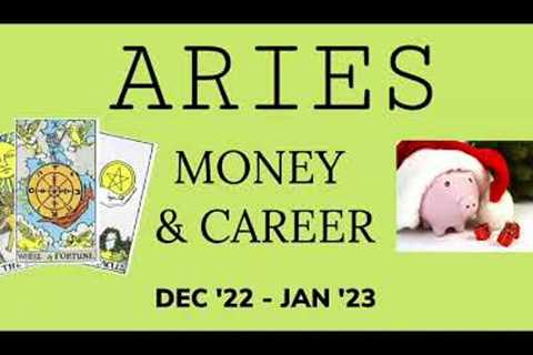 ARIES ♈ FINANCIAL INDEPENDENCE! MONEY &amp; CAREER Tarot Reading 🔮 Dec 2022 - Jan 2023 #money..