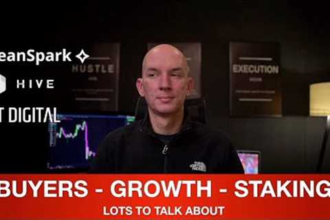 Cleanspark - Insider/Institutions BUYING! Hive Buys MINERS! Bit Digital ETH STAKING! RIGZ ETF NEWS!