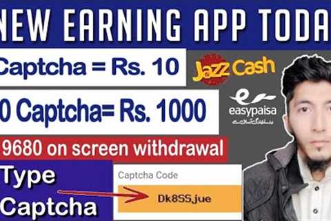 Captcha Earning App | Withdraw Jazzcash And Easypaisa | Make Money Online | Muhammad Huzaifa