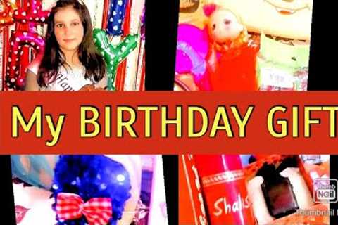 My birthday Gift Unboxing🎁  birthday gift unboxing vlog by Zahra Naveed