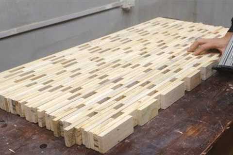 Novelty Recycling Ideas From Wooden Pallets Can't Be Ignored // Best DIY Garden Coffee Table Project