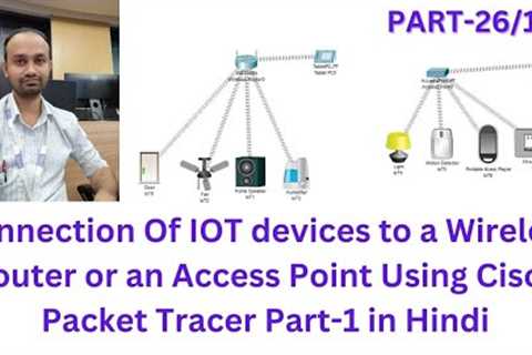 Connection Of IOT devices to a Wireless Router or an Access Point Using Cisco Packet Tracer Part-1