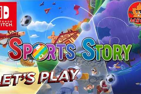 LET'S PLAY SPORTS STORY on Nintendo Switch Performance Review and First Impressions