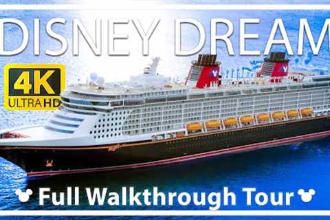 Disney Dream | Full Walkthrough Ship Tour &amp; Review | Ultra HD Port Canaveral Orlando | Cruise..