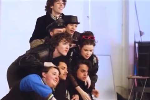 The Broadway Cast of Sing Street being Iconic and Talented Part 1