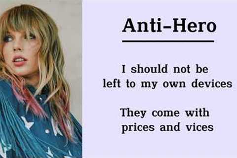 Anti-Hero~Taylor Swift(Lyrics)🎵🎼
