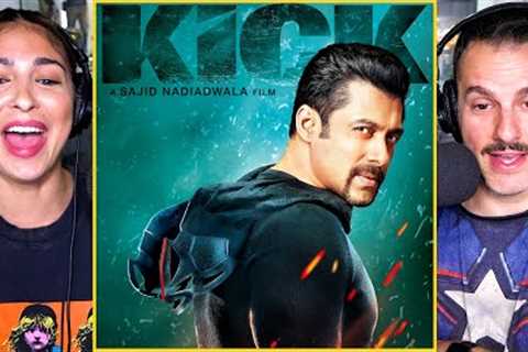KICK Trailer Reaction w/ Steph &amp; Andrew! | Salman Khan |  Jacqueline | Randeep | Nawazuddin
