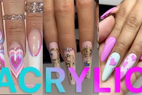 ✨275✨Amazingly Beautiful Acrylic Nail Art Designs Tutorial Ideas Compilation