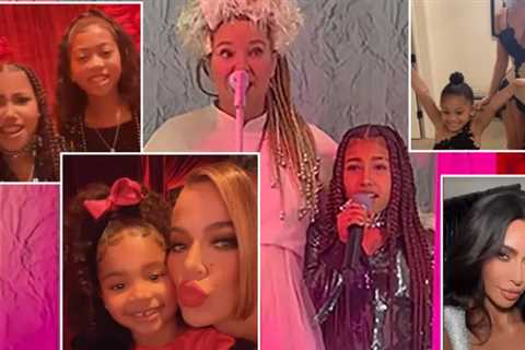 Kardashian Christmas Eve Party: North Sings with Sia -- Check Out All the Glam
