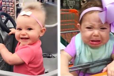 Babies Are Made For Shopping 👶 🛒  | Baby Cute Funny Moments | Kyoot 2022